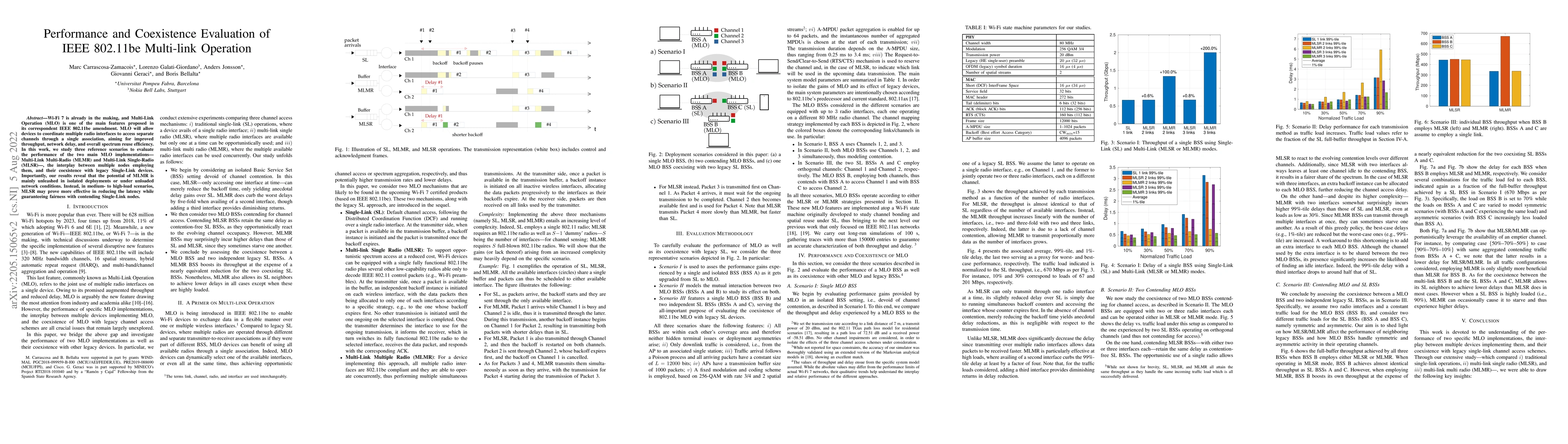 Thumbnail for Performance and Coexistence Evaluation of IEEE 802.11be Multi-link
  Operation