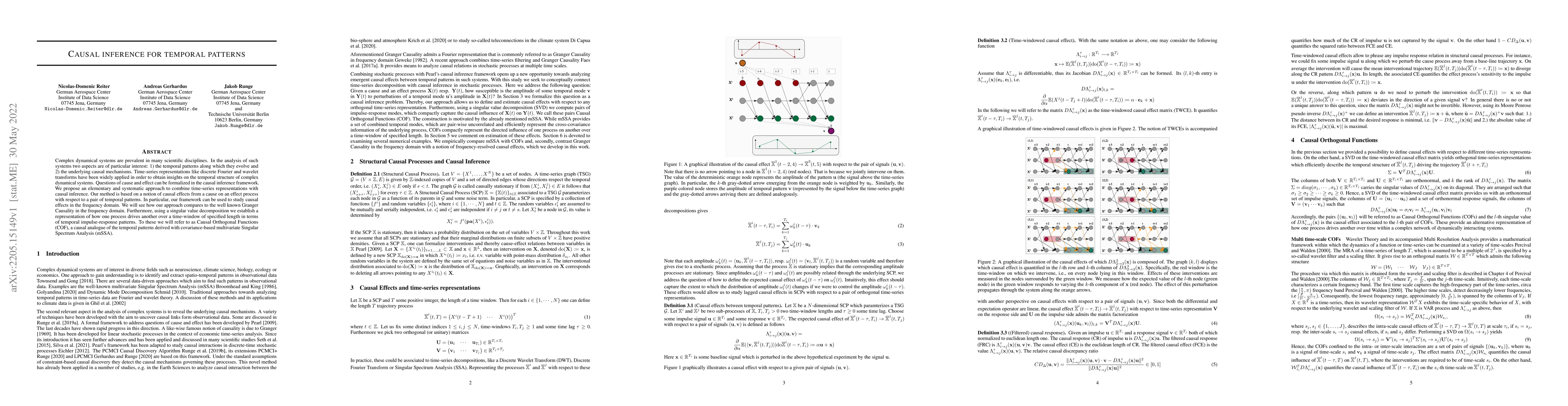 Thumbnail for Causal inference for temporal patterns