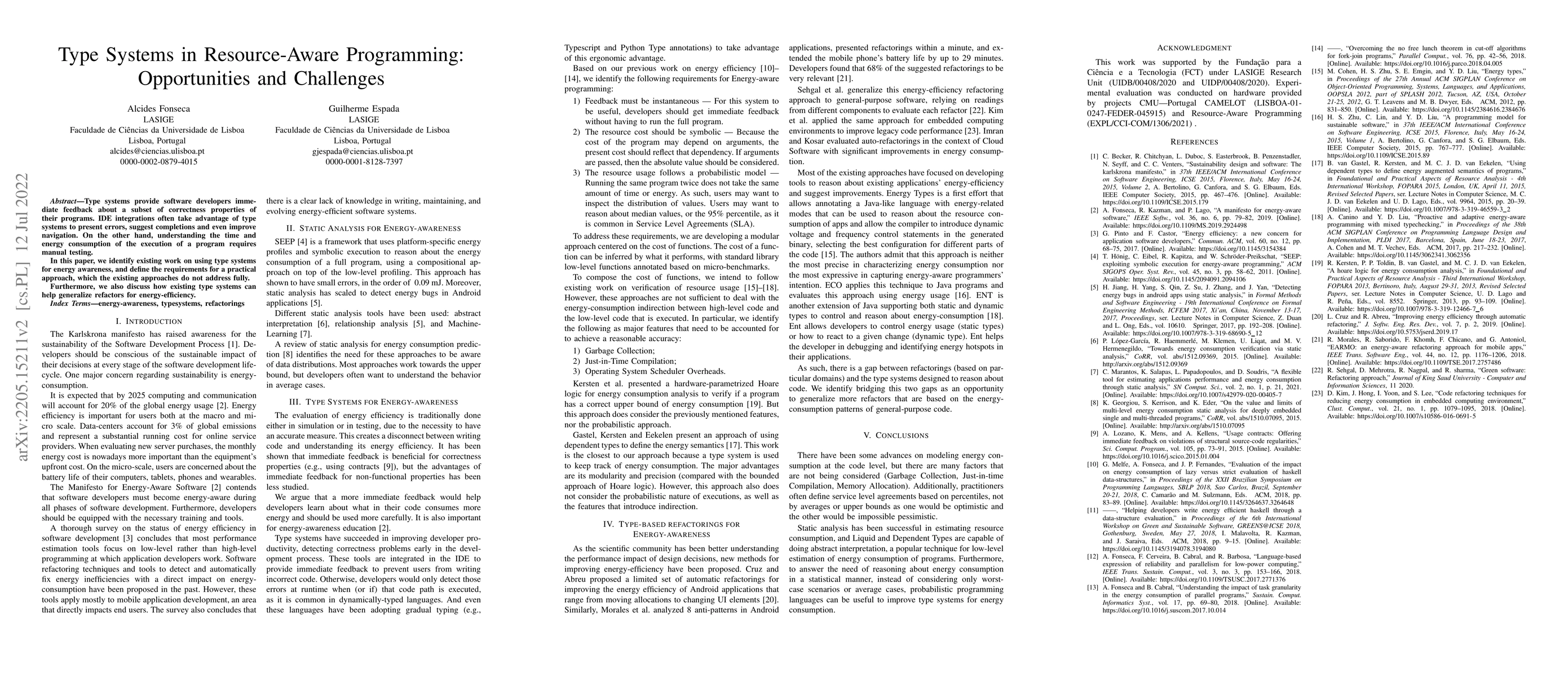 Thumbnail for Type Systems in Resource-Aware Programming: Opportunities and Challenges