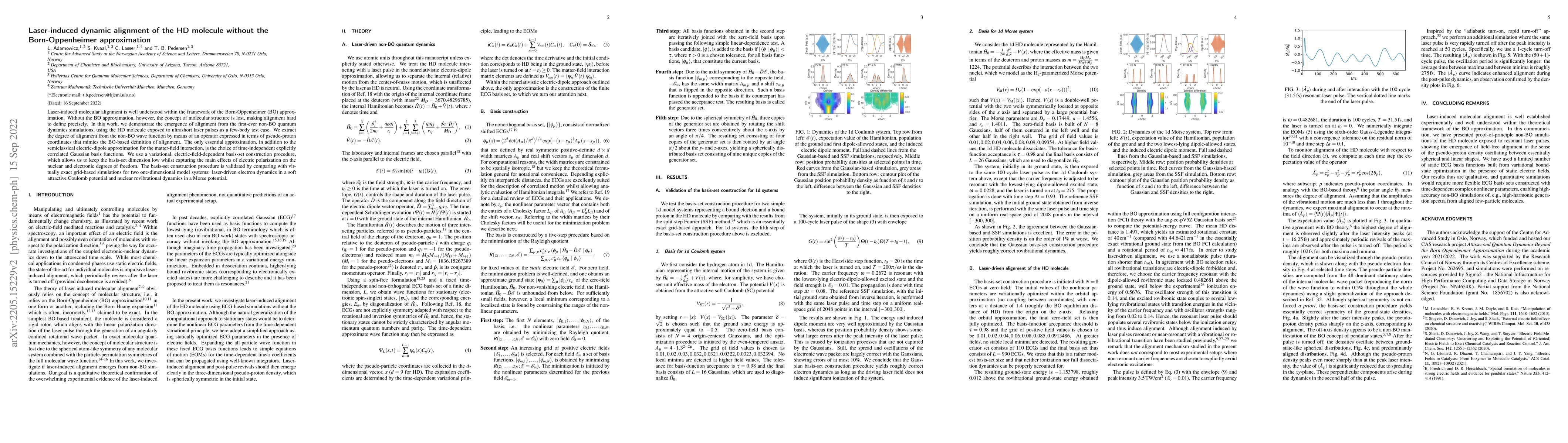 Thumbnail for Laser-induced dynamic alignment of the HD molecule without the
  Born-Oppenheimer approximation