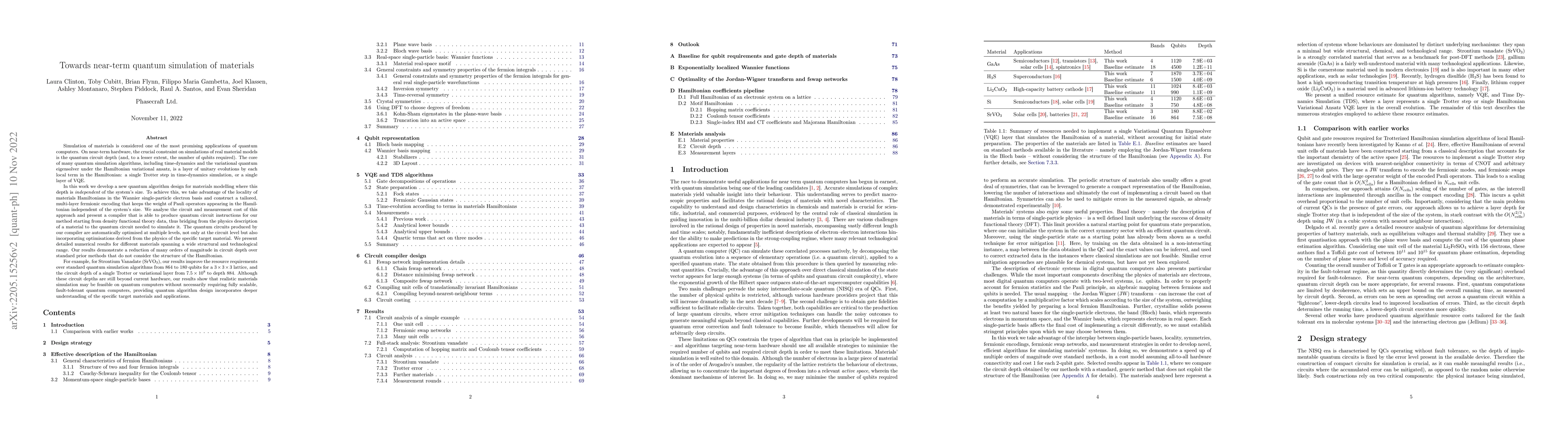 Thumbnail for Towards near-term quantum simulation of materials