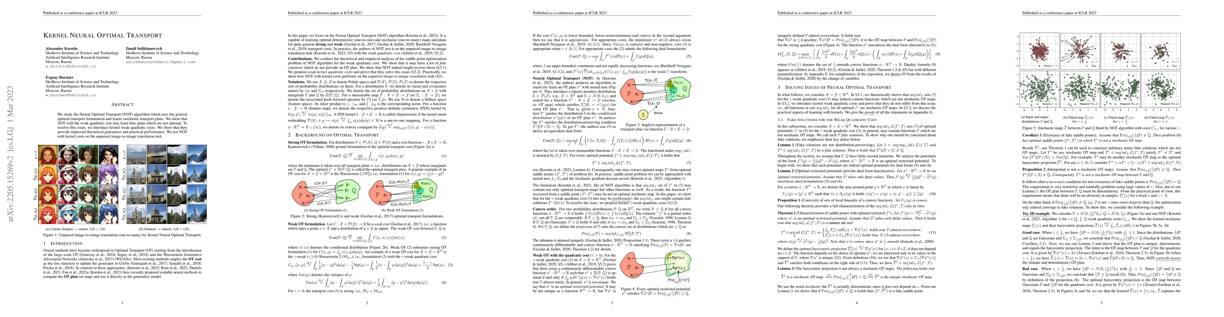 Thumbnail for Kernel Neural Optimal Transport