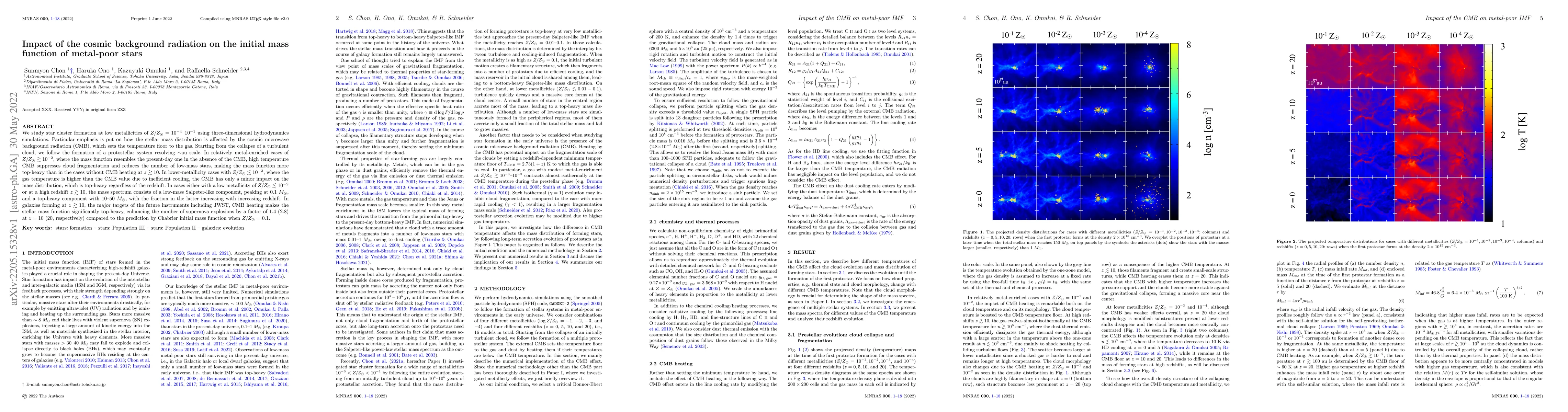 Thumbnail for Impact of the cosmic background radiation on the initial mass function
  of metal-poor stars