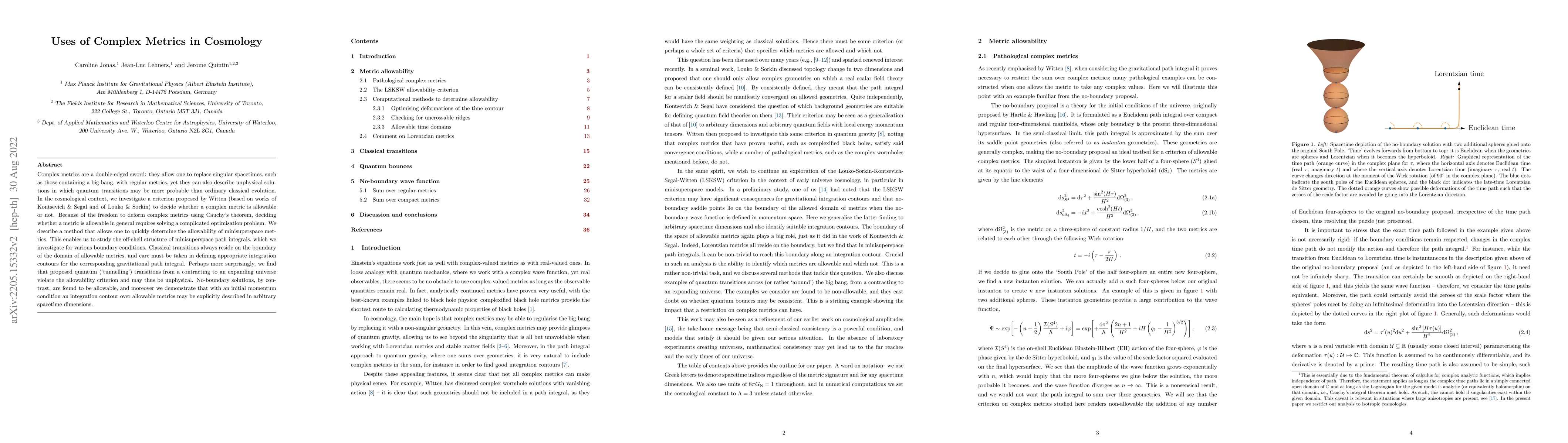 Thumbnail for Uses of Complex Metrics in Cosmology