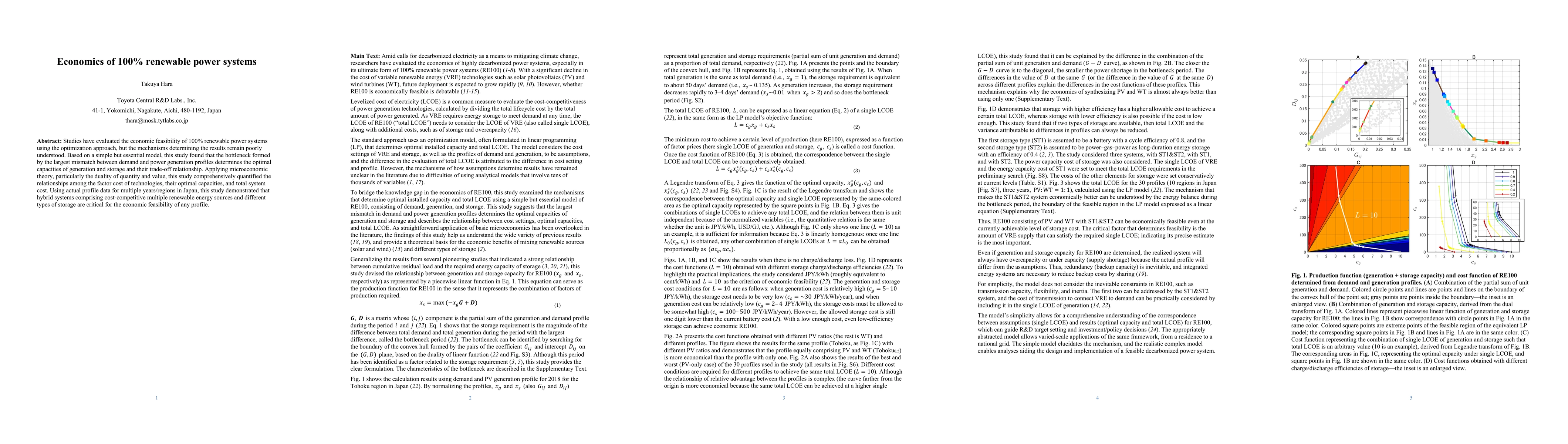 Thumbnail for Economics of 100% renewable power systems