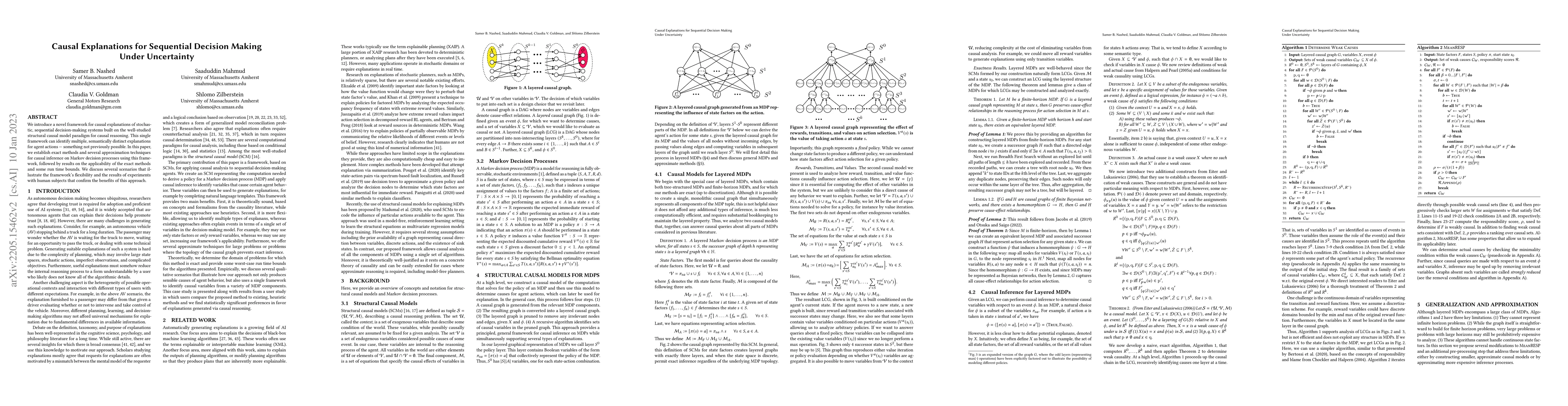 Thumbnail for Causal Explanations for Sequential Decision Making Under Uncertainty