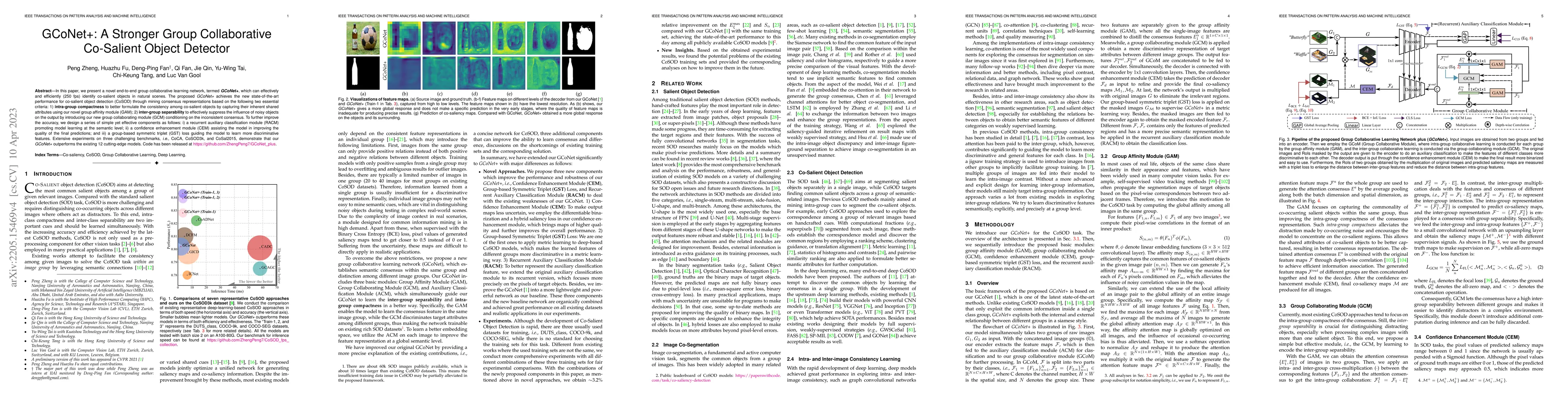 Thumbnail for GCoNet+: A Stronger Group Collaborative Co-Salient Object Detector