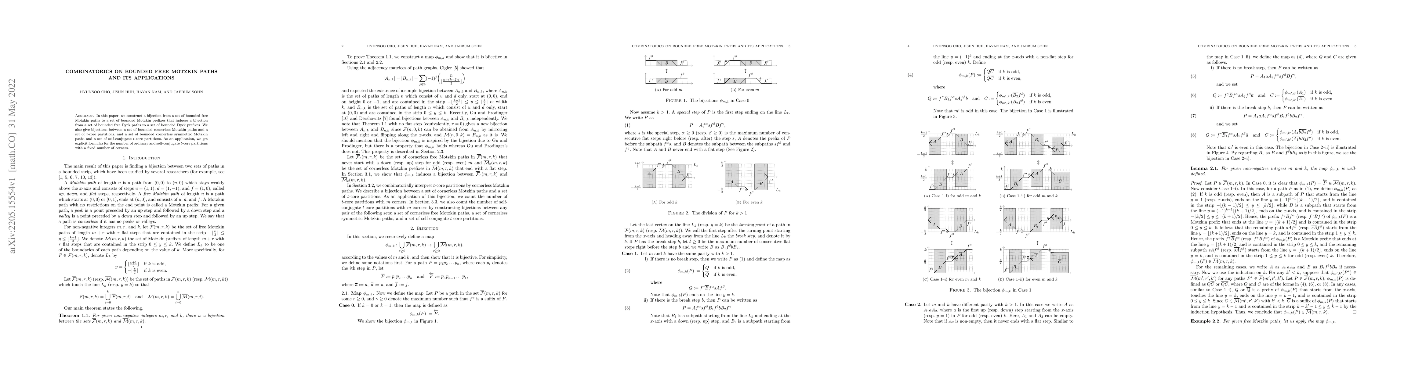 Thumbnail for Combinatorics on bounded free Motzkin paths and its applications