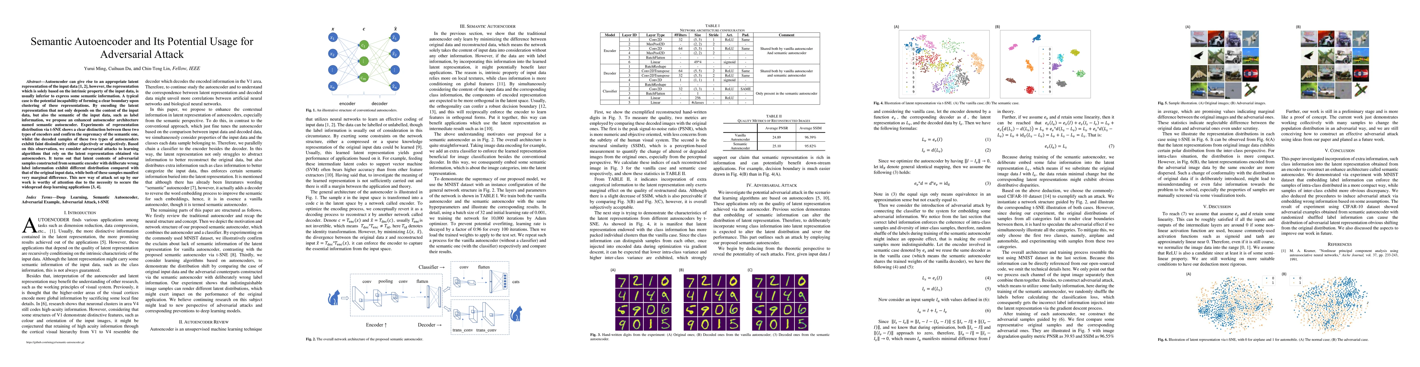 Thumbnail for Semantic Autoencoder and Its Potential Usage for Adversarial Attack