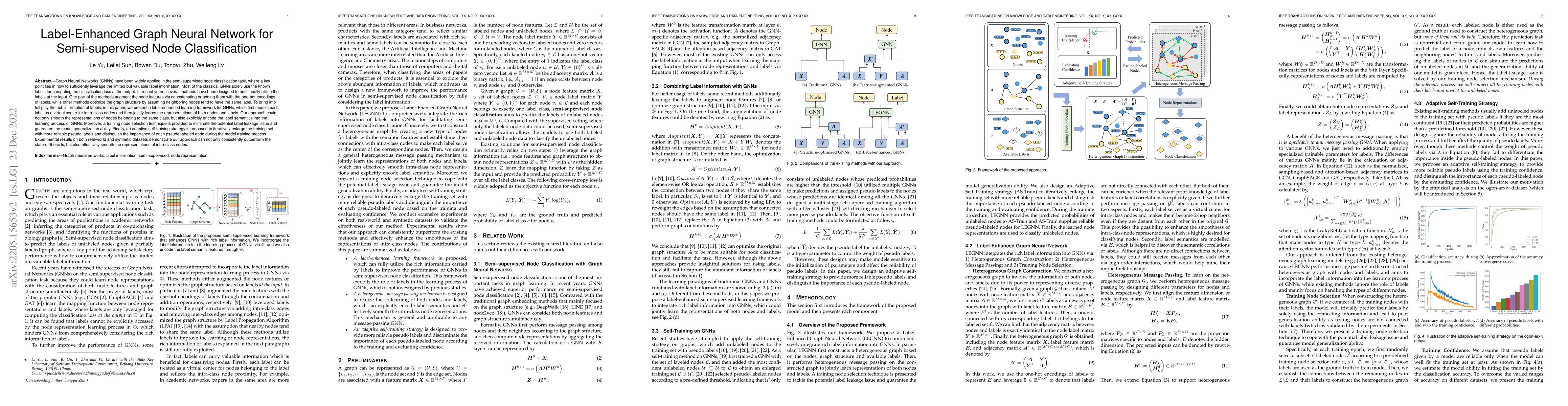 Thumbnail for Label-Enhanced Graph Neural Network for Semi-supervised Node
  Classification