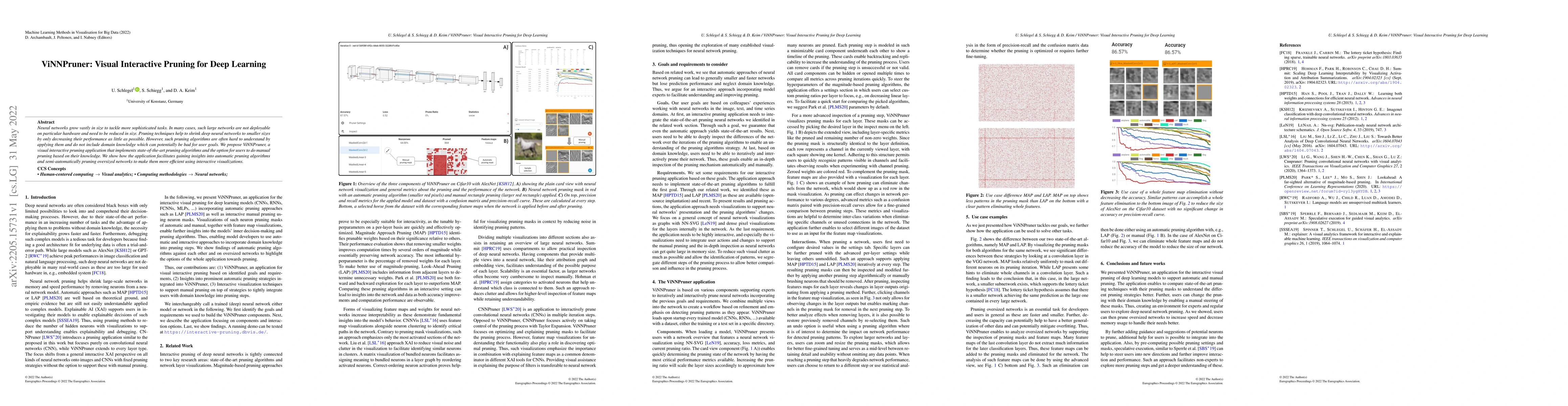 Thumbnail for ViNNPruner: Visual Interactive Pruning for Deep Learning