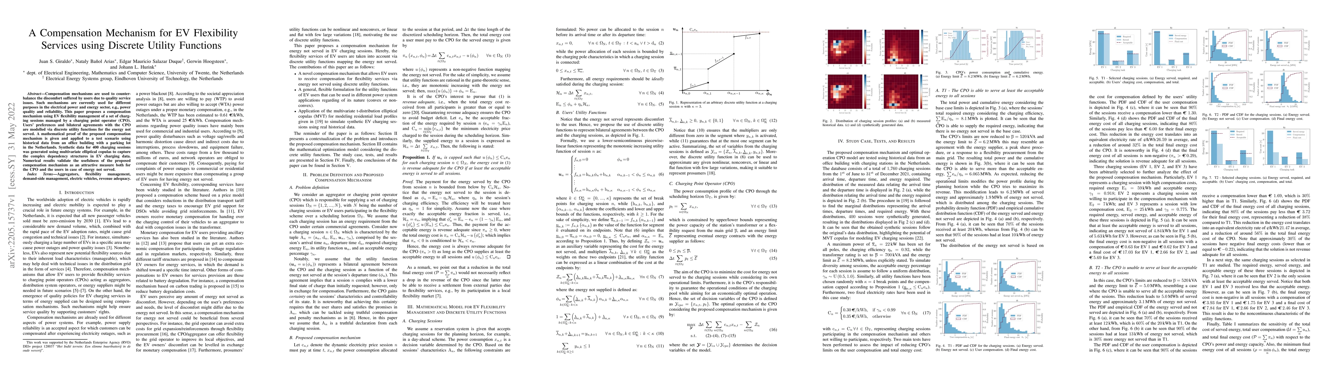 Thumbnail for A Compensation Mechanism for EV Flexibility Services using Discrete
  Utility Functions