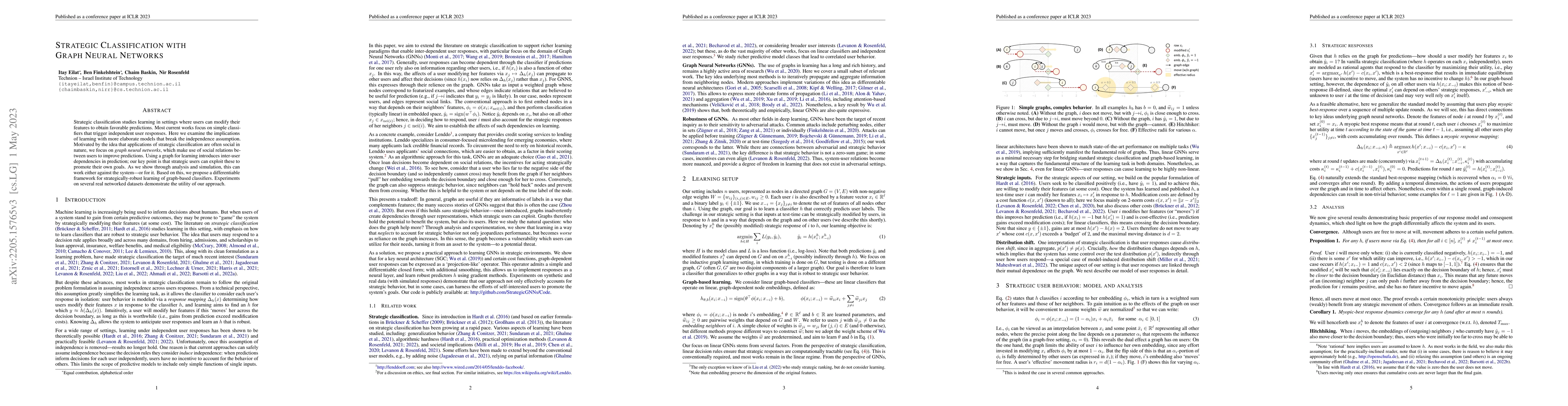 Thumbnail for Strategic Classification with Graph Neural Networks
