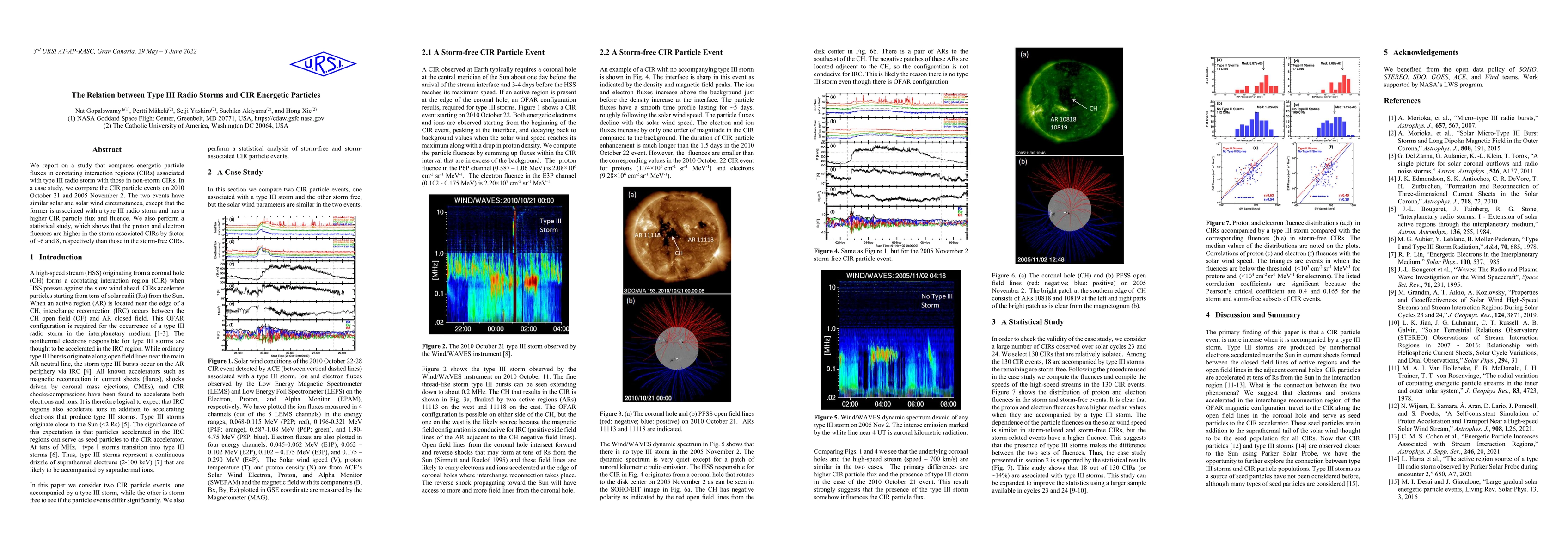 Thumbnail for The Relation between Type III Radio Storms and CIR Energetic Particles