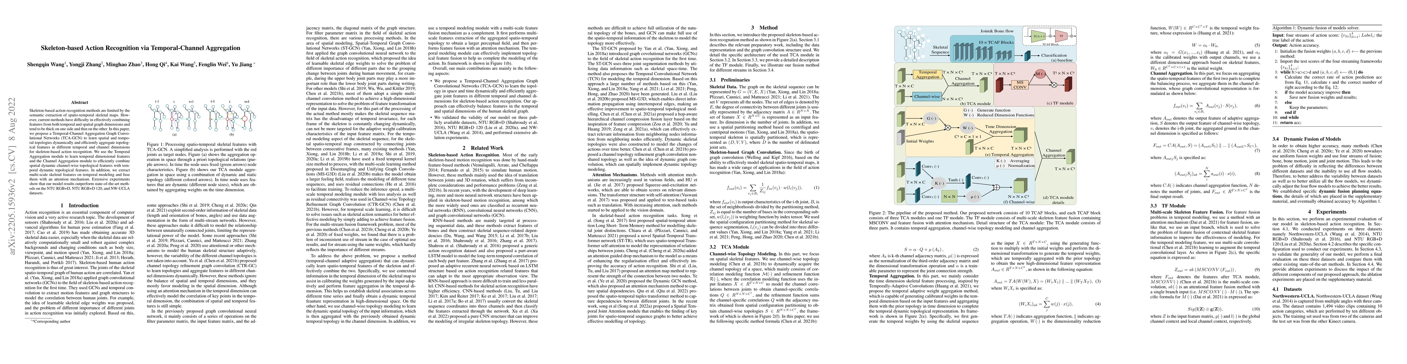 Thumbnail for Skeleton-based Action Recognition via Temporal-Channel Aggregation