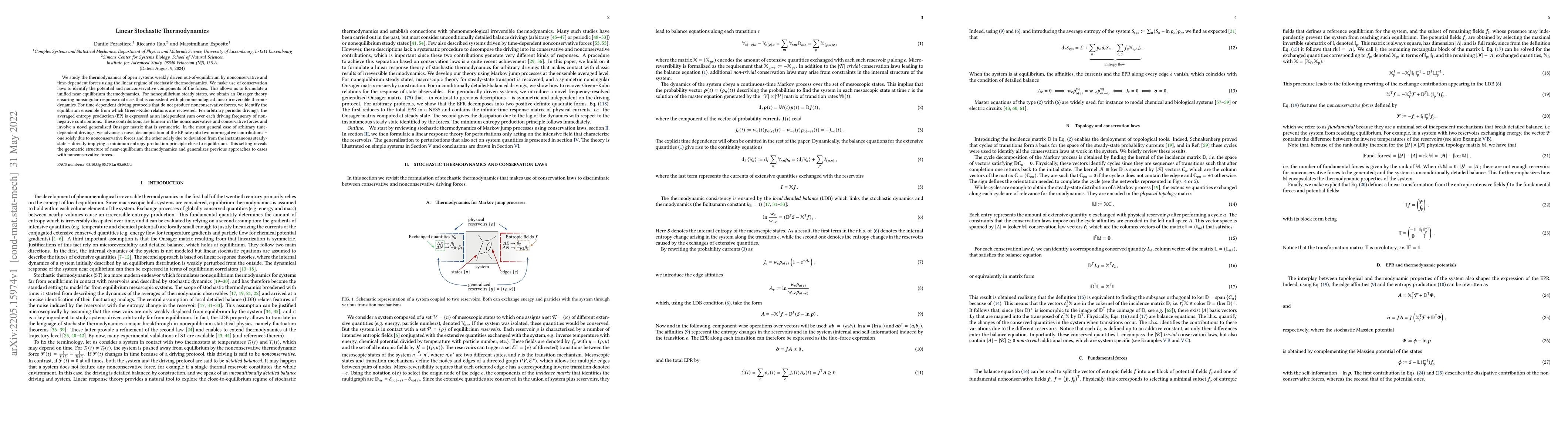 Thumbnail for Linear Stochastic Thermodynamics