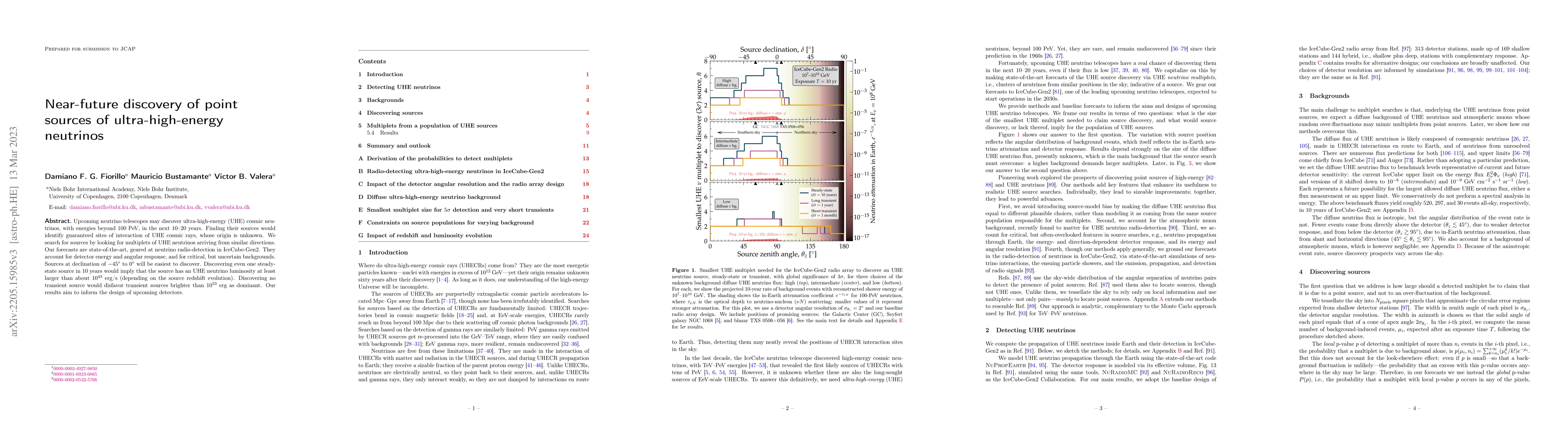Thumbnail for Near-future discovery of point sources of ultra-high-energy neutrinos