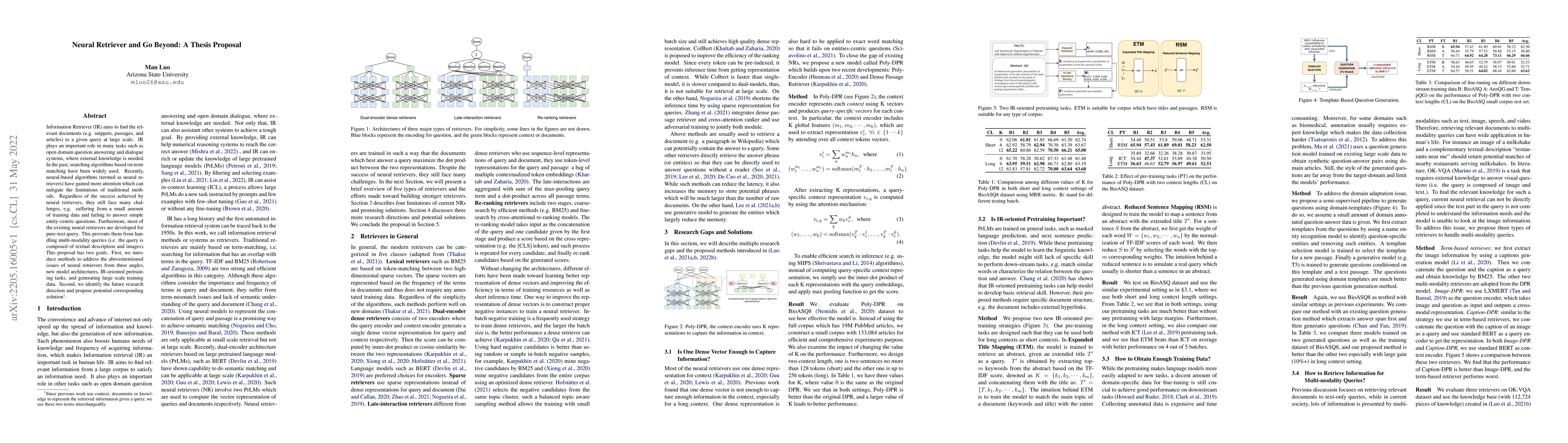 Thumbnail for Neural Retriever and Go Beyond: A Thesis Proposal