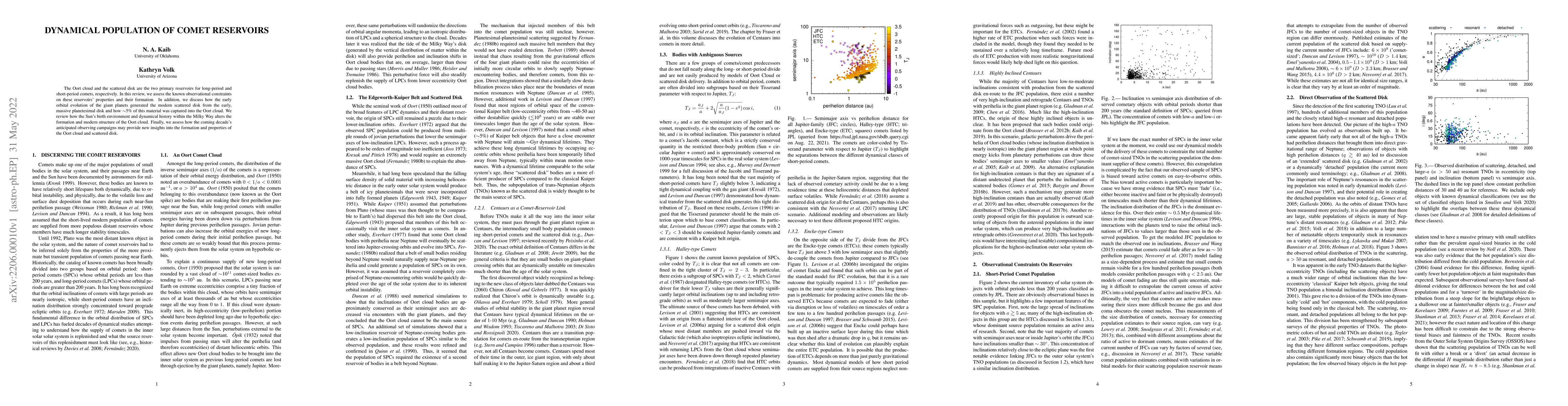Thumbnail for Dynamical Population of Comet Reservoirs