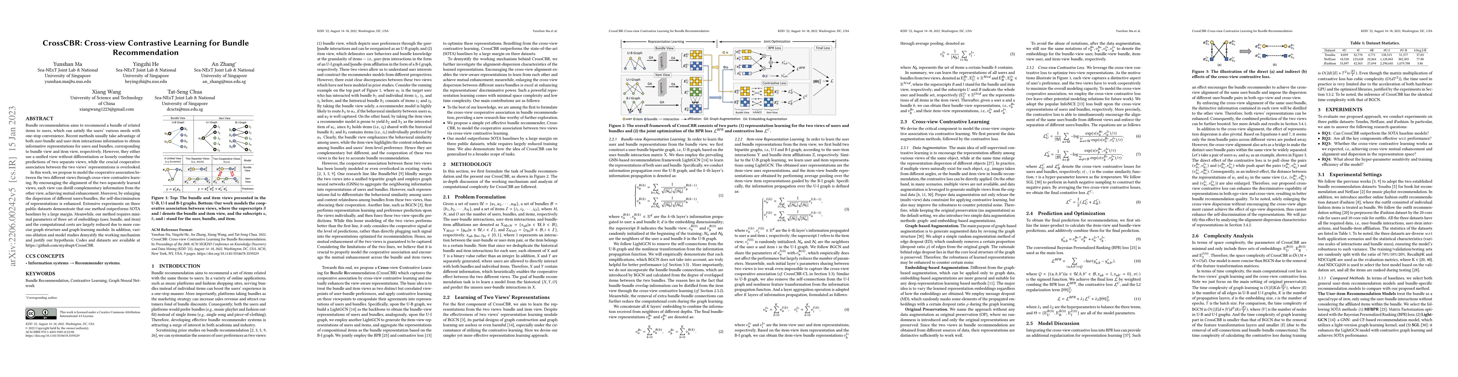 Thumbnail for CrossCBR: Cross-view Contrastive Learning for Bundle Recommendation