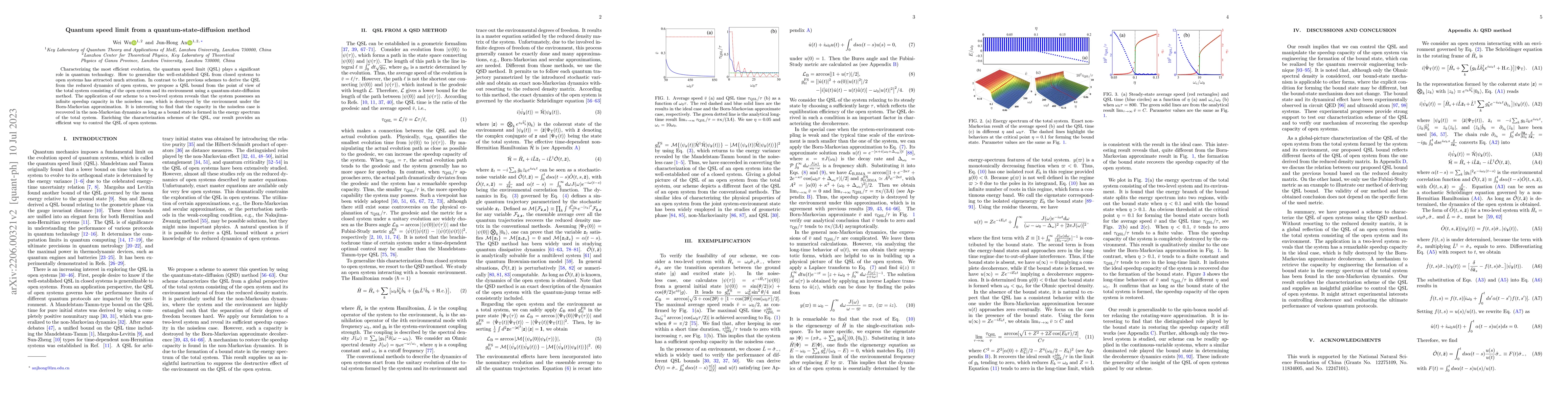 Thumbnail for Quantum speed limit from a quantum-state-diffusion method