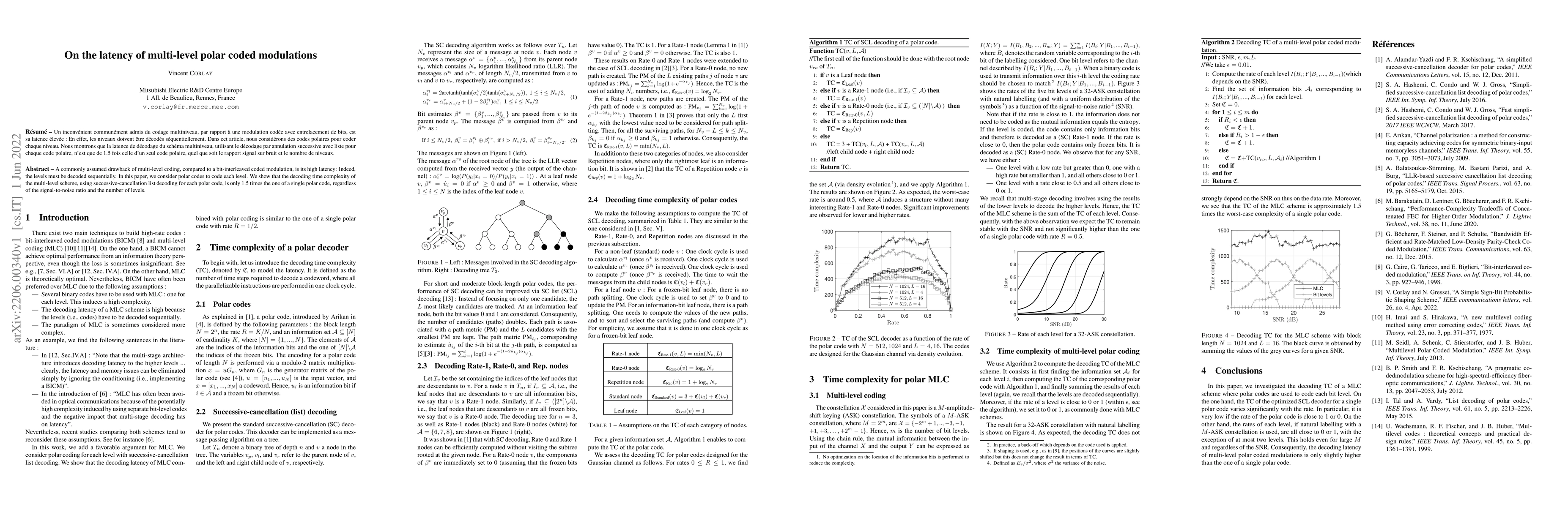 Thumbnail for On the latency of multi-level polar coded modulations