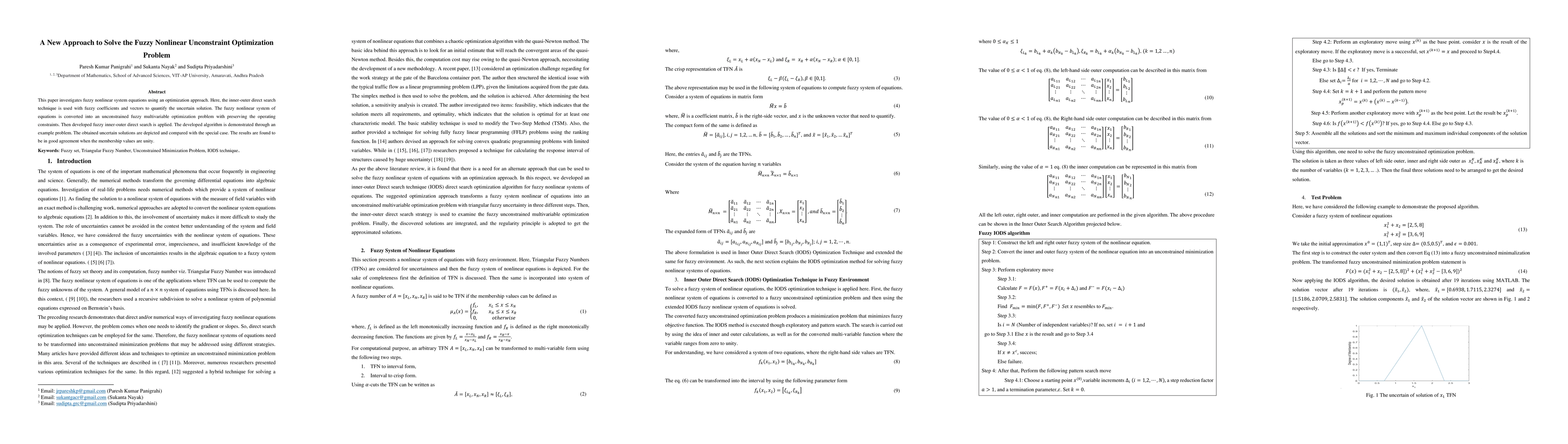 Thumbnail for A New Approach to Solve the Fuzzy Nonlinear Unconstraint Optimization
  Problem