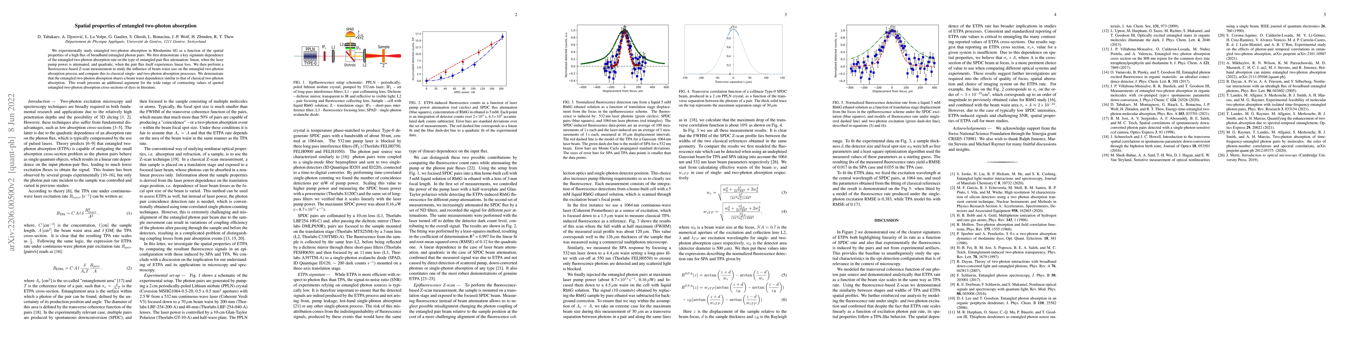 Thumbnail for Spatial properties of entangled two-photon absorption