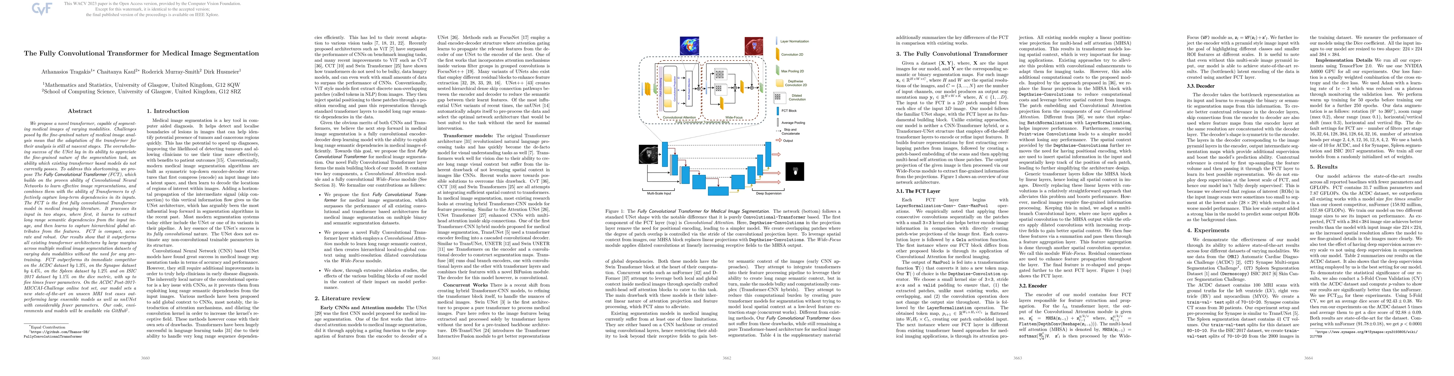 Thumbnail for The Fully Convolutional Transformer for Medical Image Segmentation