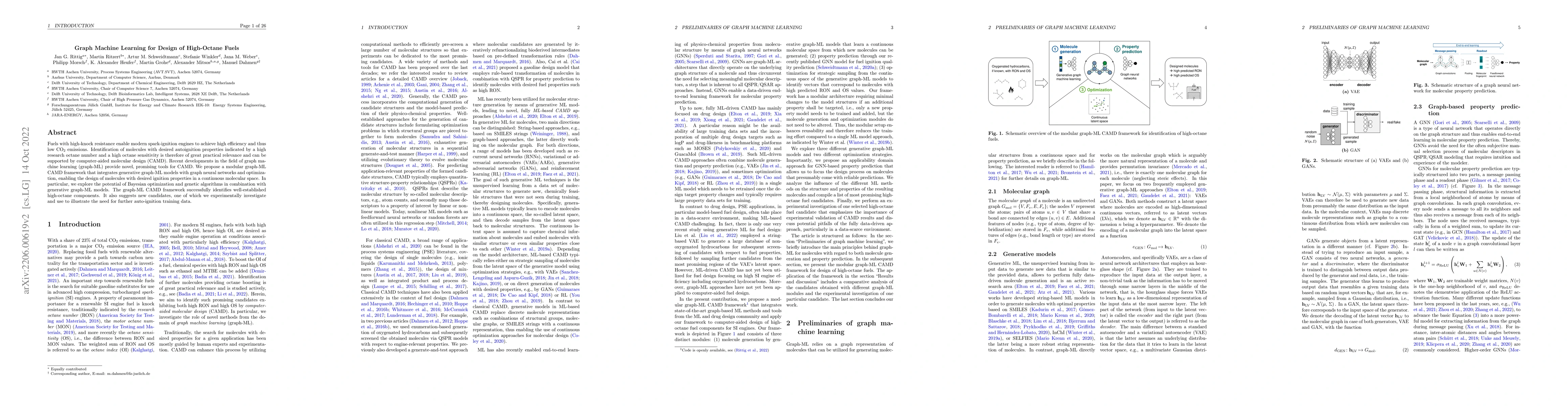 Thumbnail for Graph Machine Learning for Design of High-Octane Fuels
