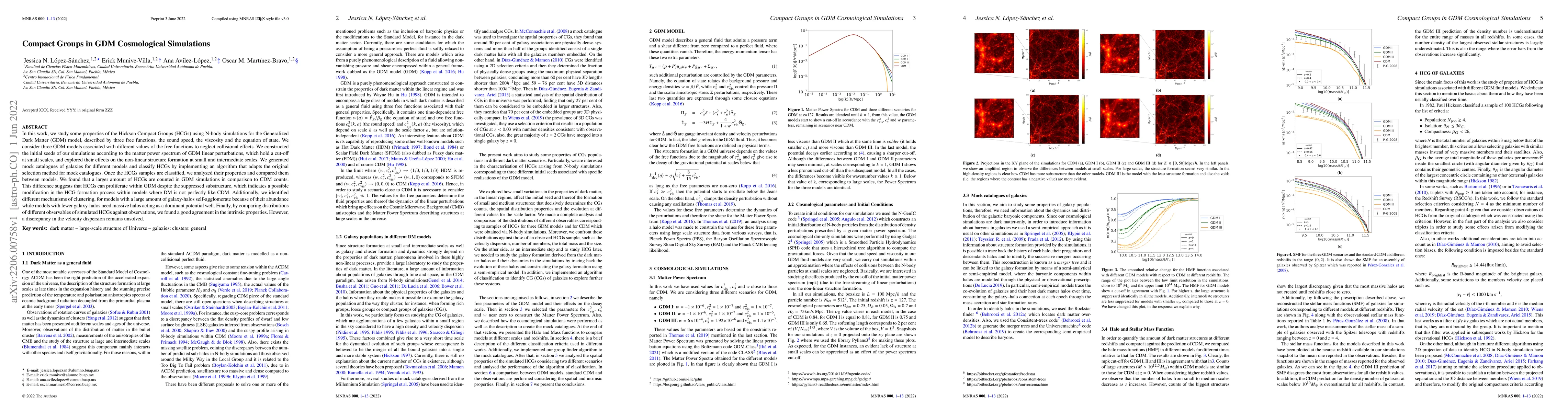 Thumbnail for Compact Groups in GDM Cosmological Simulations