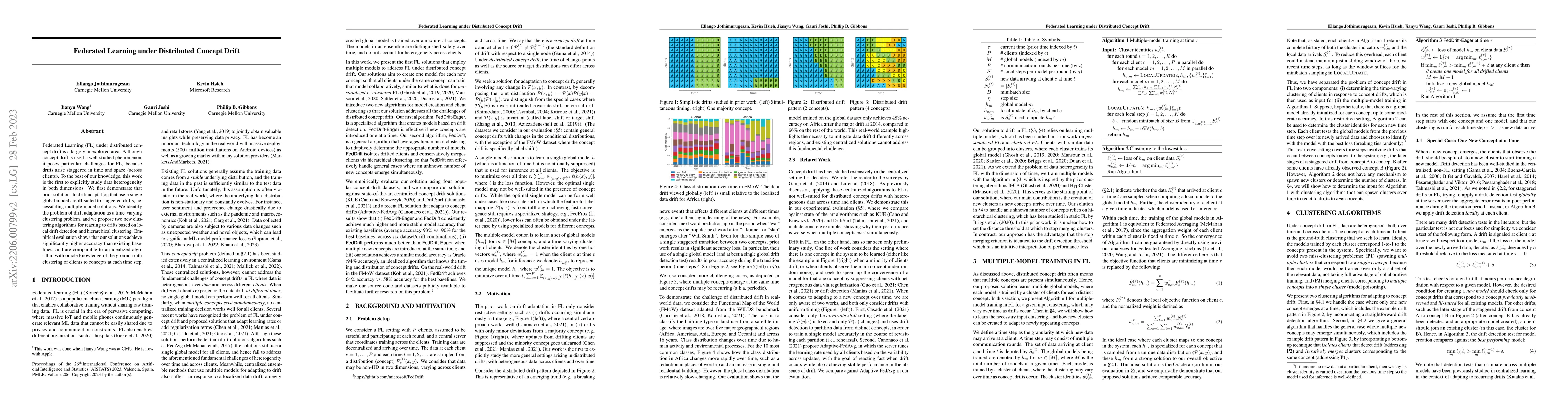 Thumbnail for Federated Learning under Distributed Concept Drift