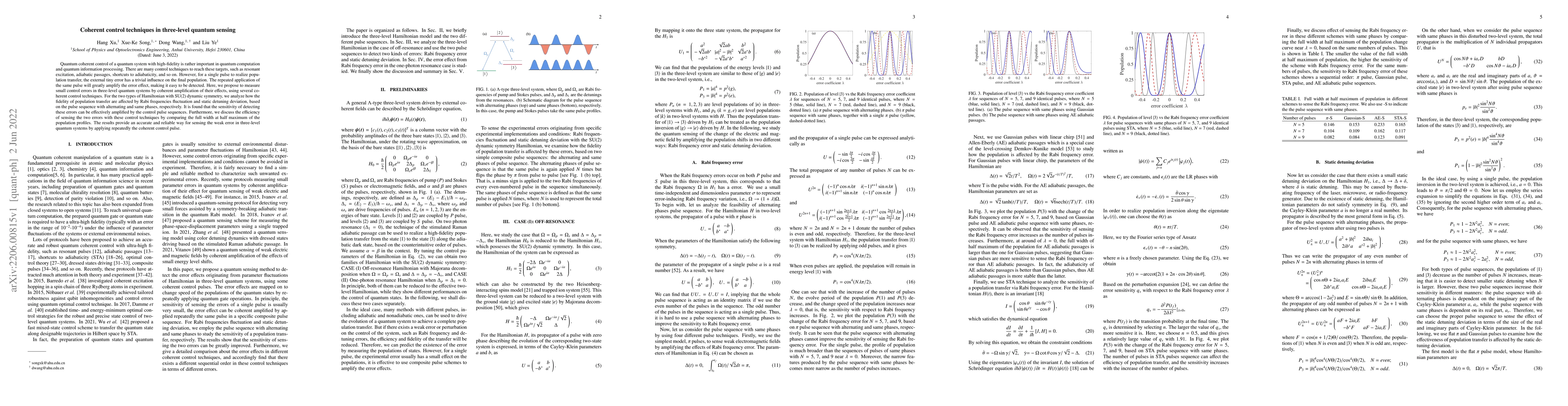 Thumbnail for Coherent control techniques in three-level quantum sensing