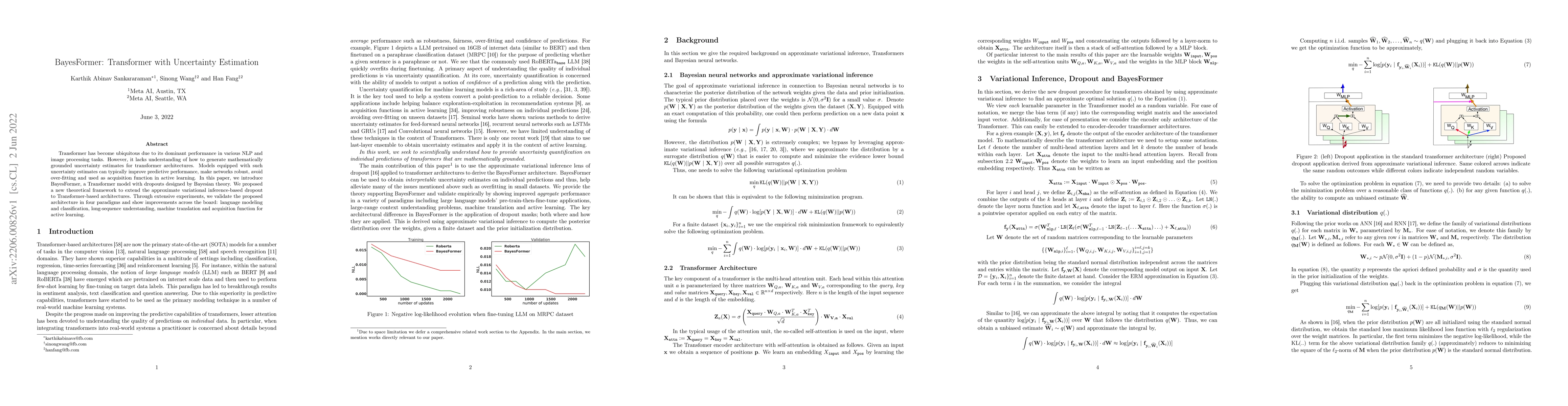 Thumbnail for BayesFormer: Transformer with Uncertainty Estimation