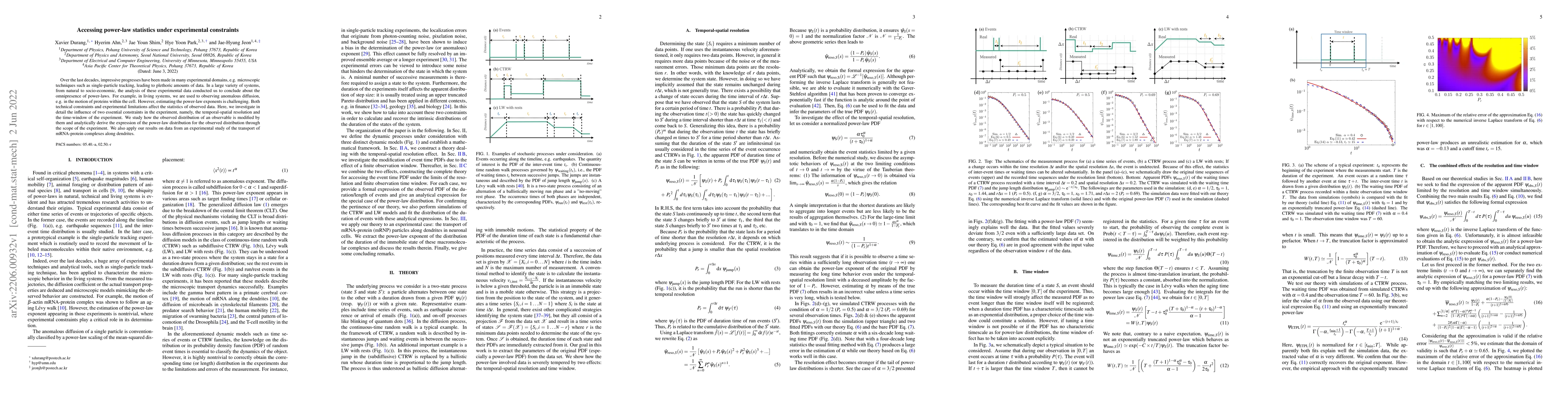 Thumbnail for Accessing power-law statistics under experimental constraints