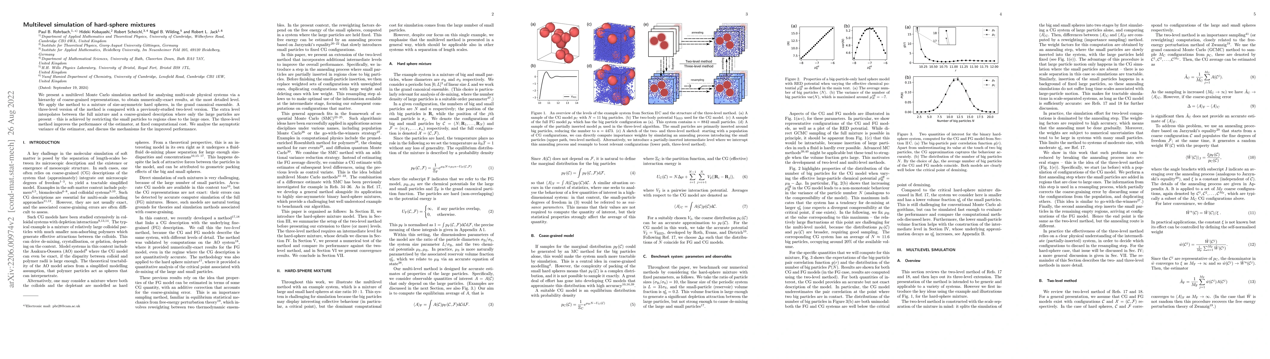 Thumbnail for Multilevel simulation of hard-sphere mixtures