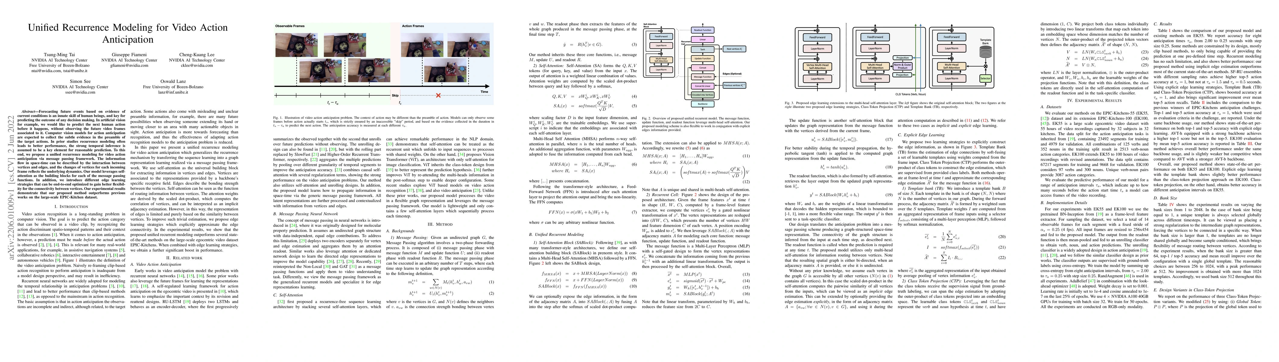 Thumbnail for Unified Recurrence Modeling for Video Action Anticipation