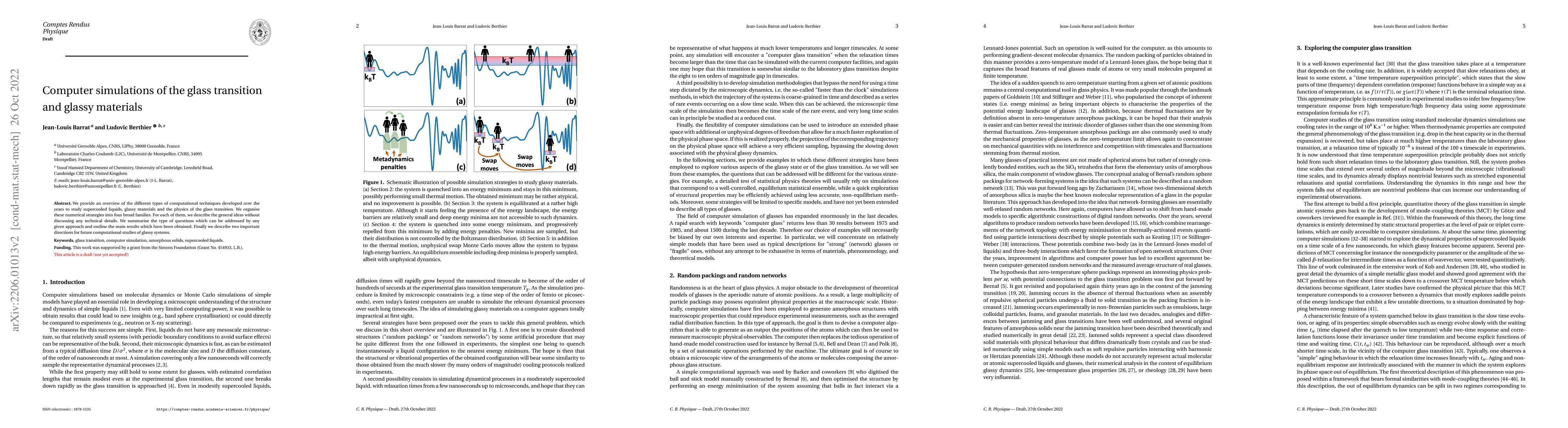 Thumbnail for Computer simulations of the glass transition and glassy materials