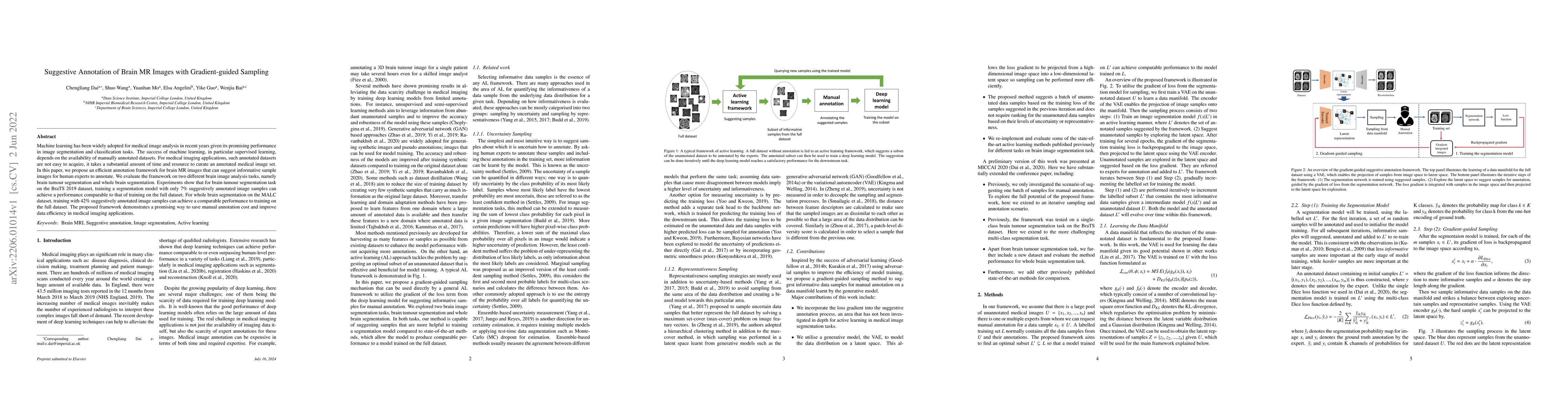 Thumbnail for Suggestive Annotation of Brain MR Images with Gradient-guided Sampling