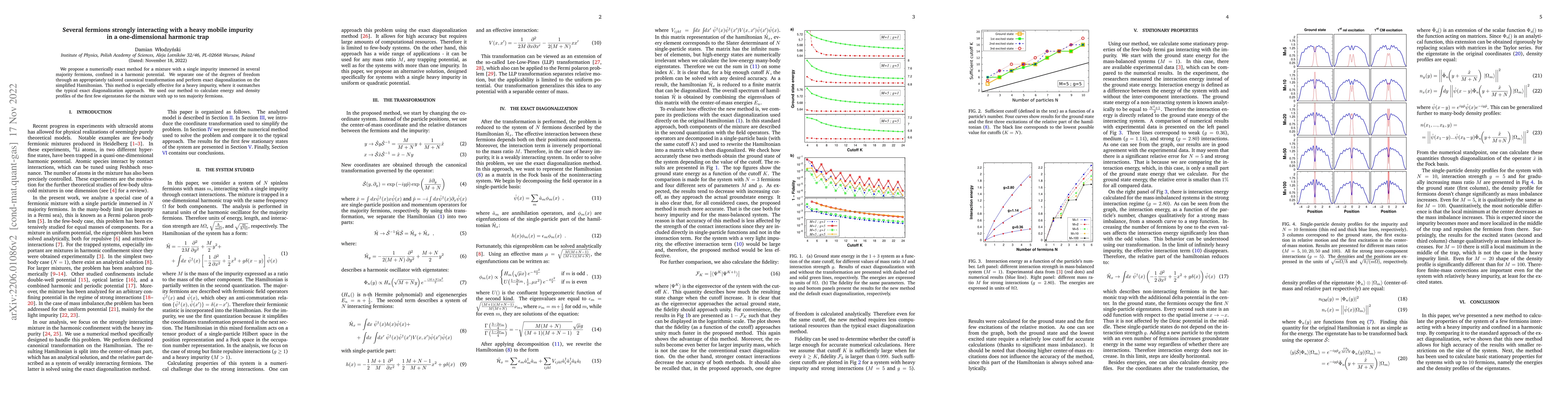 Thumbnail for Several fermions strongly interacting with a heavy mobile impurity in a
  one-dimensional harmonic trap