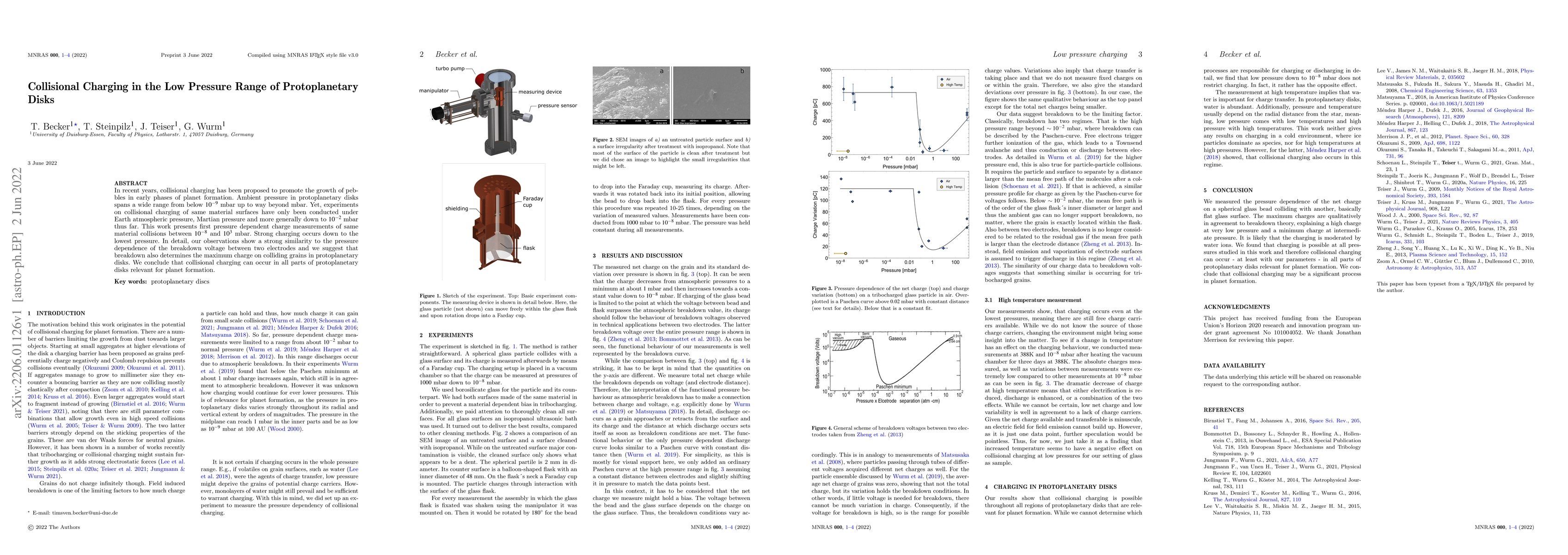 Thumbnail for Collisional Charging in the Low Pressure Range of Protoplanetary Disks