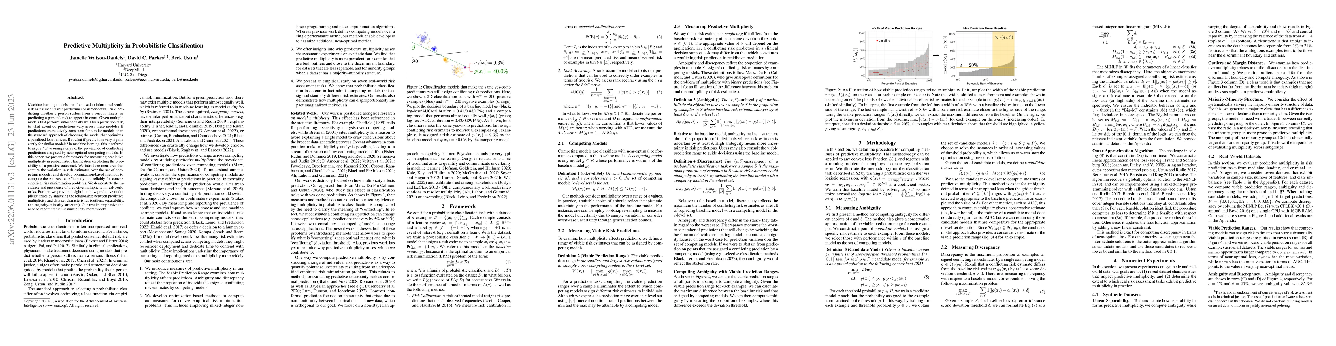 Thumbnail for Predictive Multiplicity in Probabilistic Classification