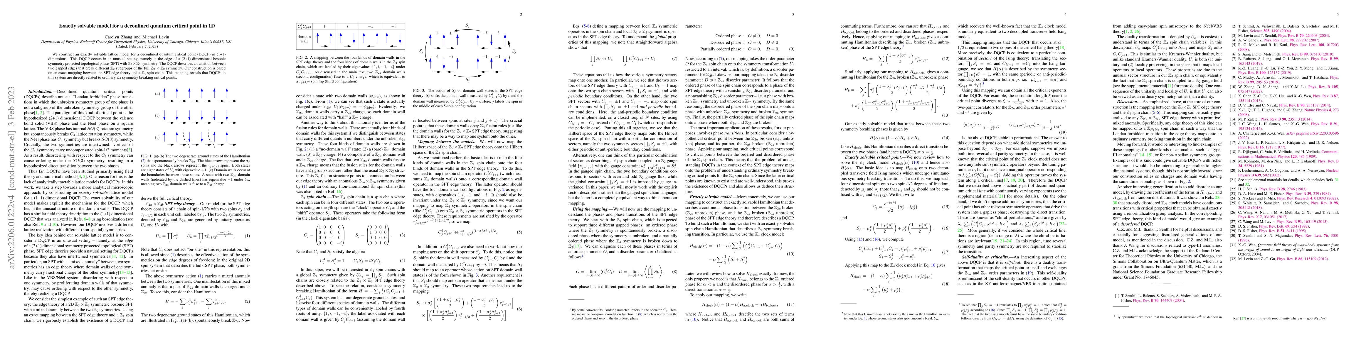 Thumbnail for Exactly solvable model for a deconfined quantum critical point in 1D