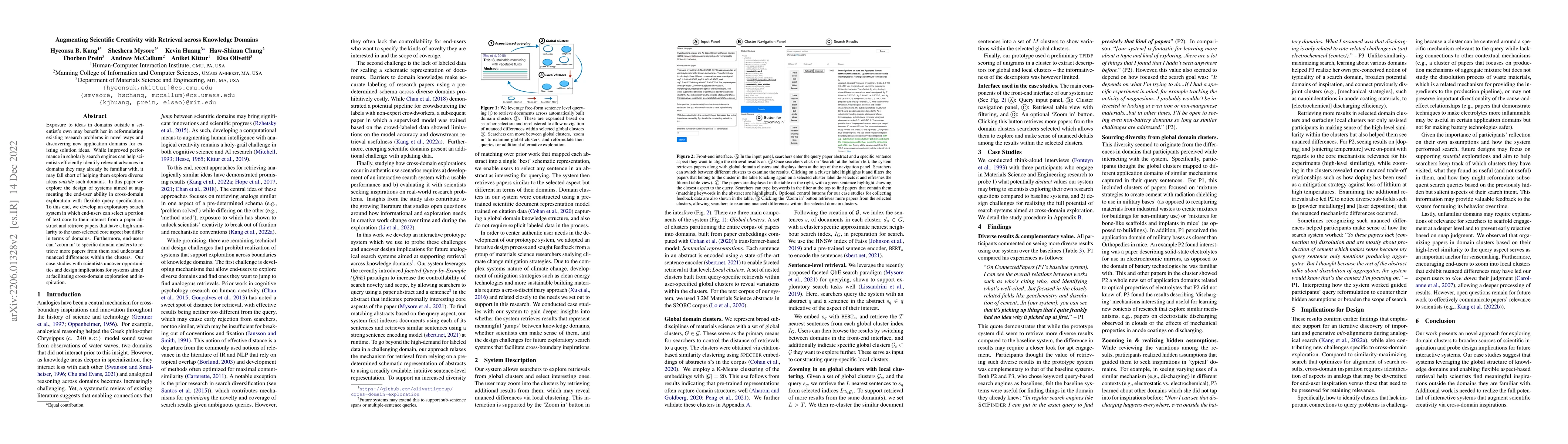 Thumbnail for Augmenting Scientific Creativity with Retrieval across Knowledge Domains