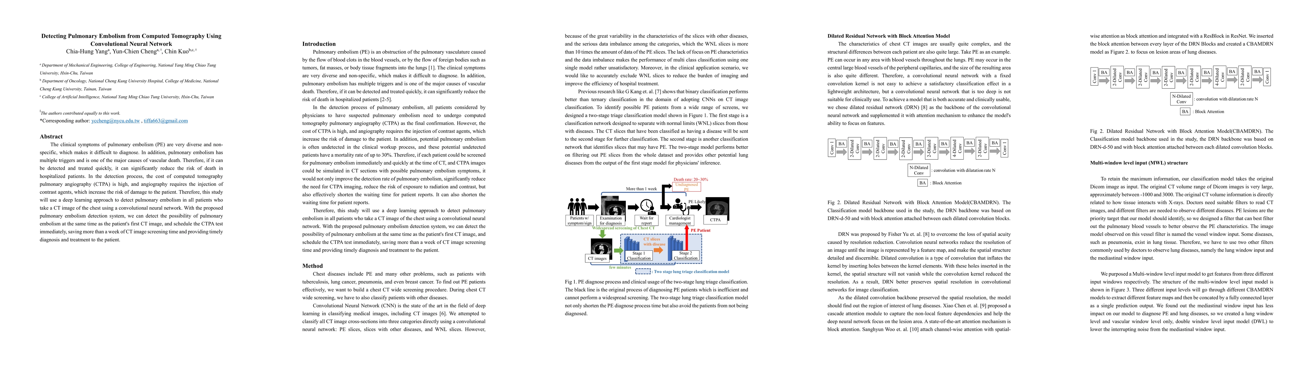 Thumbnail for Detecting Pulmonary Embolism from Computed Tomography Using
  Convolutional Neural Network