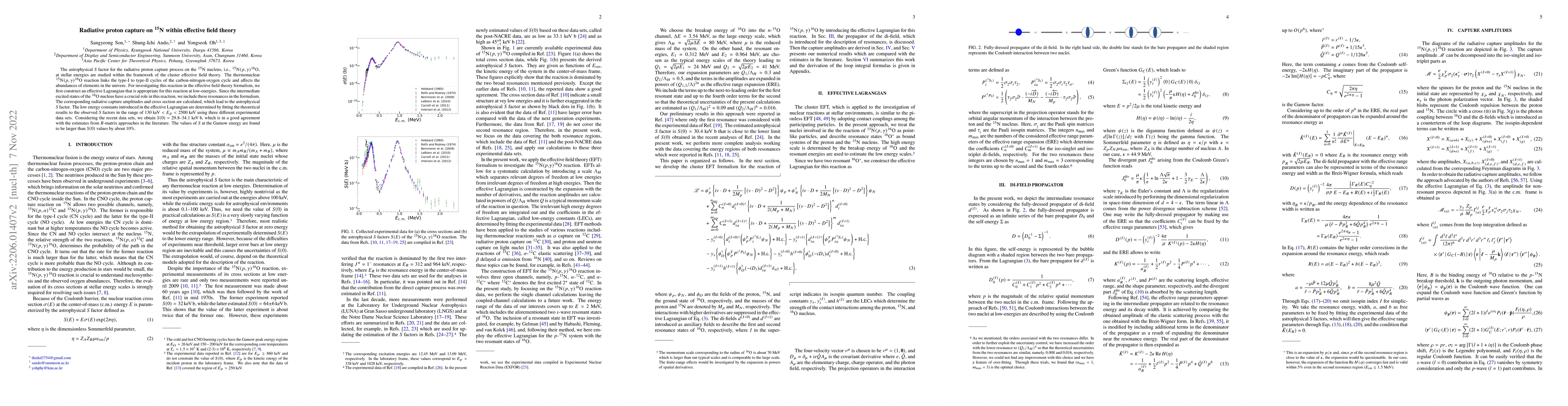 Thumbnail for Radiative proton capture on $^{15}\mathrm{N}$ within effective field
  theory