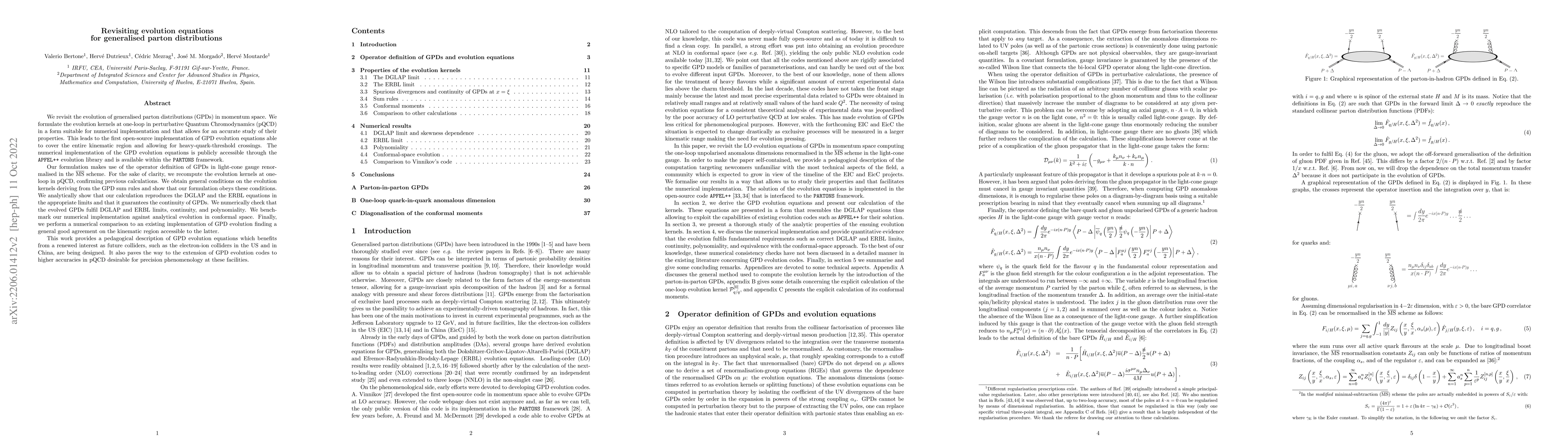 Thumbnail for Revisiting evolution equations for generalised parton distributions