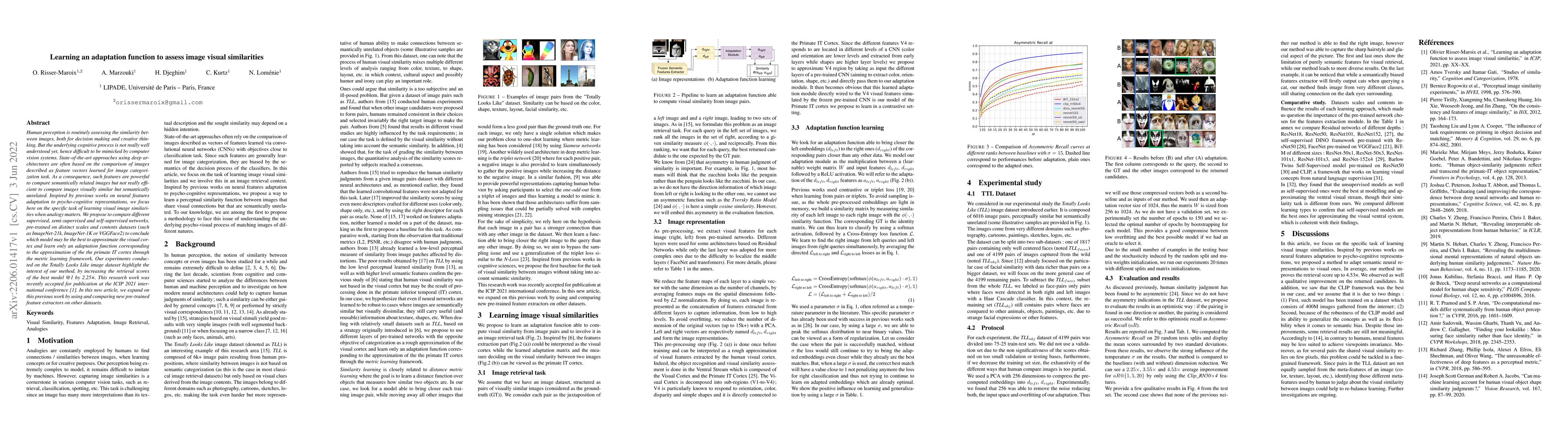 Thumbnail for Learning an Adaptation Function to Assess Image Visual Similarities