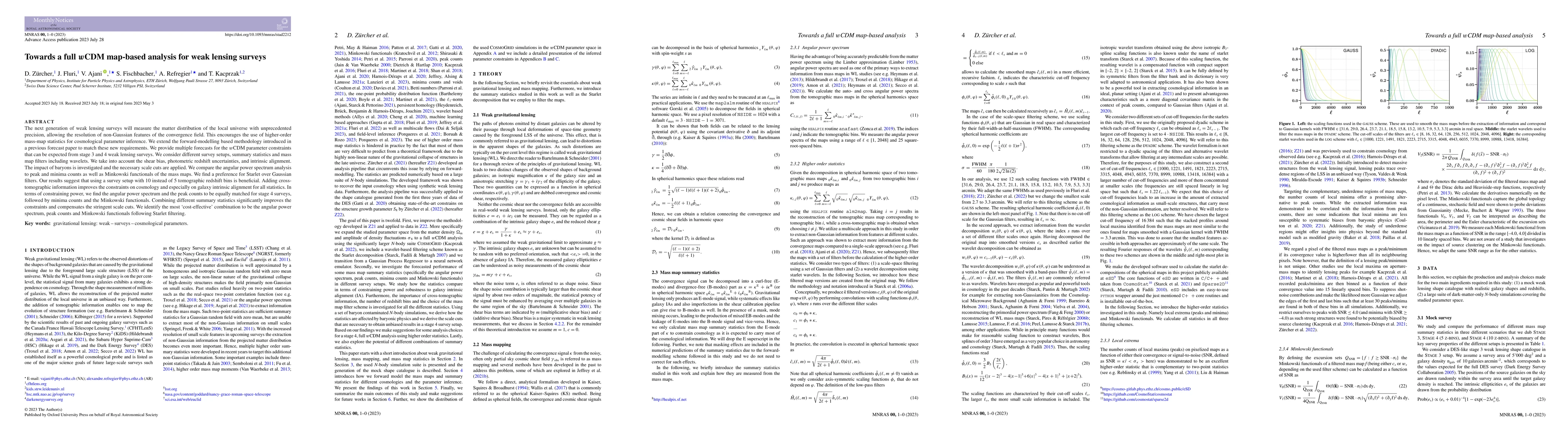 Thumbnail for Towards a full $w$CDM map-based analysis for weak lensing surveys