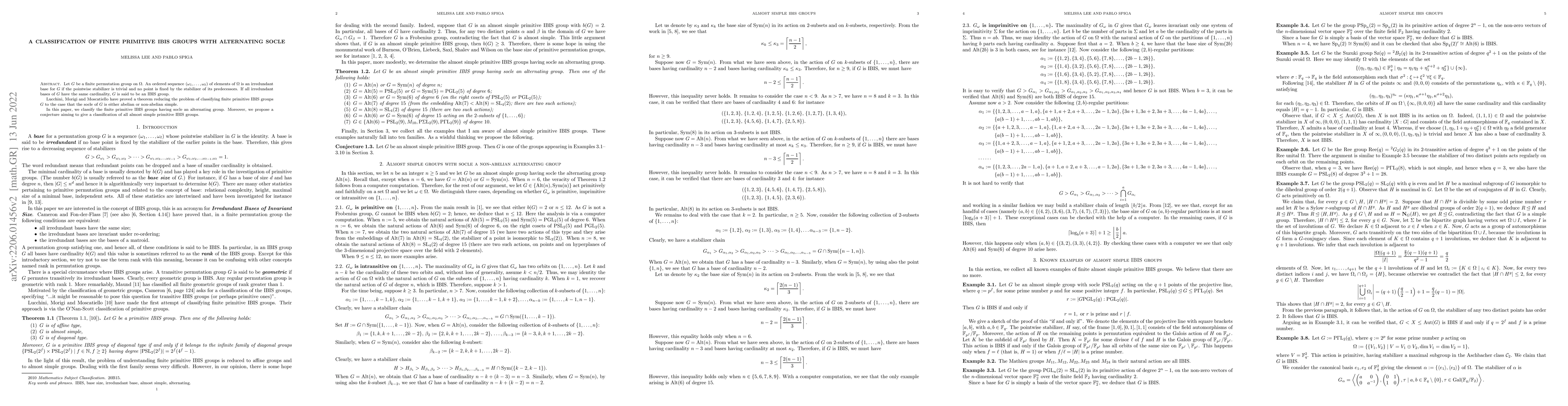 Thumbnail for A classification of finite primitive IBIS groups with alternating socle